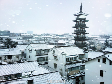 法華塔雪景