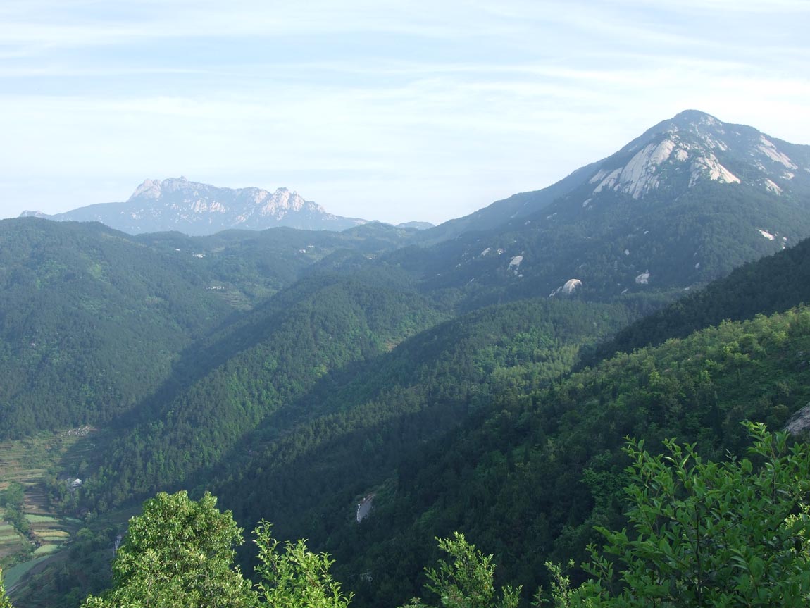 大王山與天柱山遙相呼應