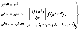 非線性方程組數值解法