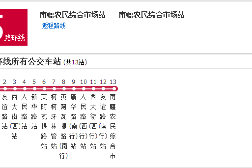 阿克蘇公交5路環線