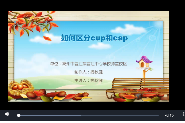 如何區分cap和cup.