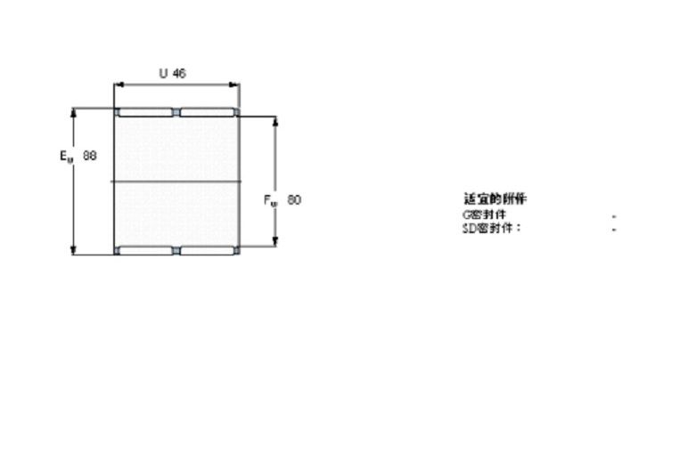 SKF K80x88x46ZW軸承