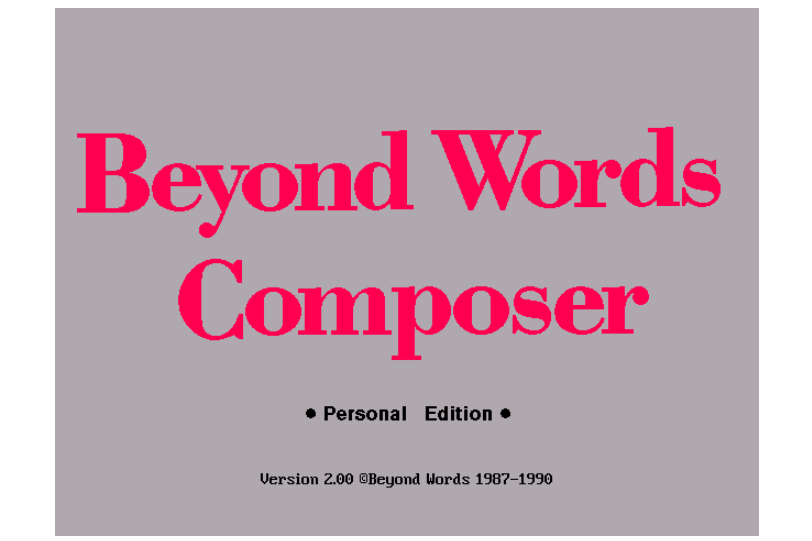 Beyond Words Composer