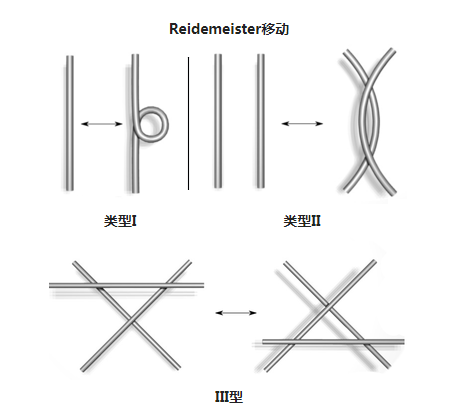 圖2.Reidemeister 移動