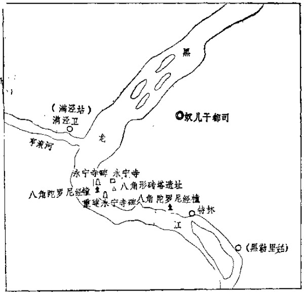 永寧寺碑位置示意圖