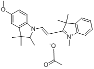 2-[2-（2,3-二氫-5-甲氧基-2,3,3-三甲基-1H-吲哚-1-基）乙烯基]-1,3,3-三甲基-3H-吲哚翁乙酸鹽