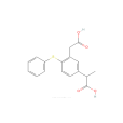 5-（1-羧乙基）-2-（苯硫基）苯乙酸