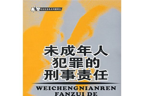 司法實務熱點問題研究：未成年人犯罪的刑事責任