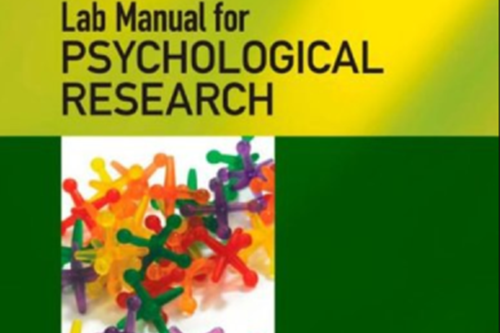 Lab Manual for Psychological Research