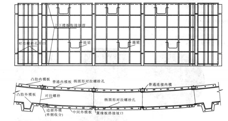 帶肋冷卻塔筒壁施工工法