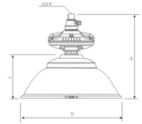 SBF6110免維護節能防水防塵防腐工廠燈