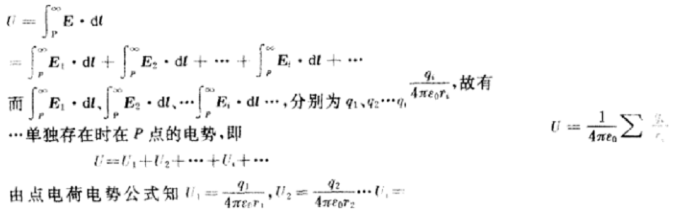 電勢疊加原理