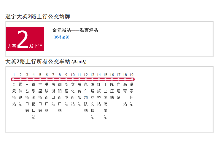 大英公交2路