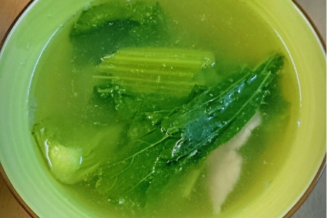 芥菜滑牛湯