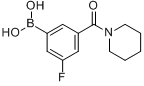 3-氟-5-（哌啶-1-羰基）苯基硼酸