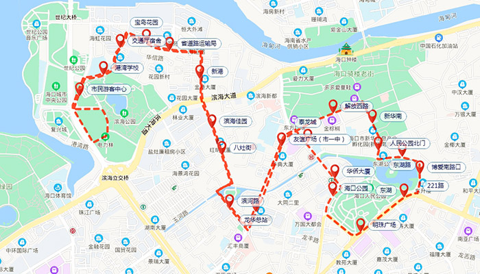 海口公交221路