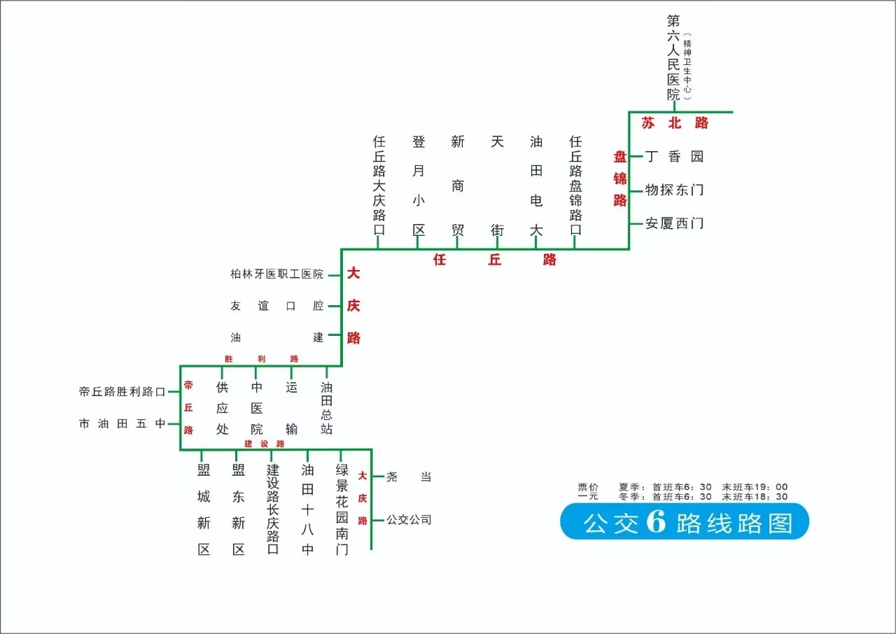 濮陽公交6路