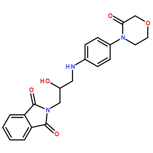 2-[(2R)-2-羥基-3-[[4-（3-氧代-4-嗎啉基）苯基]氨基]丙基]-1H-異吲哚-1,3(2H)-二酮