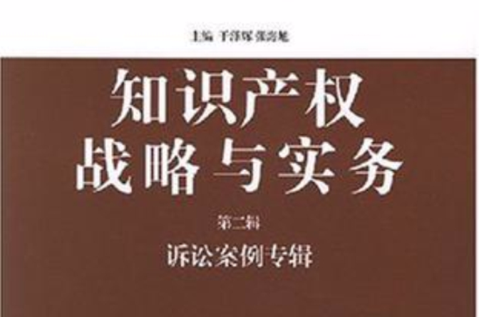 智慧財產權戰略與實務（第二輯）：訴訟案例專輯