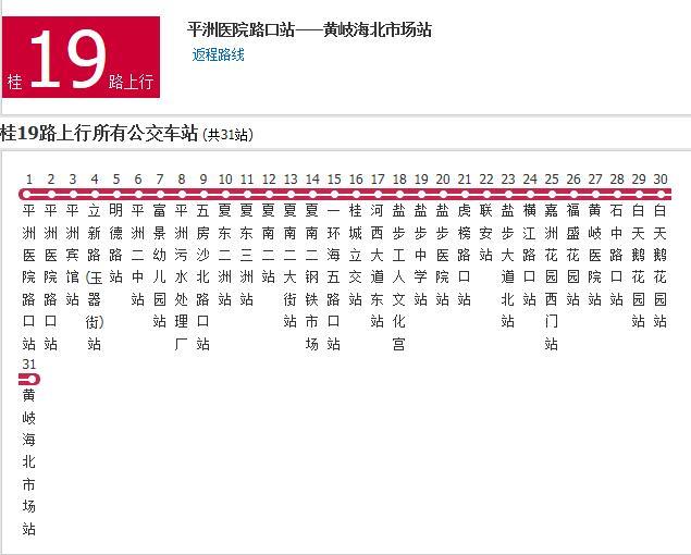 佛山公交桂19路