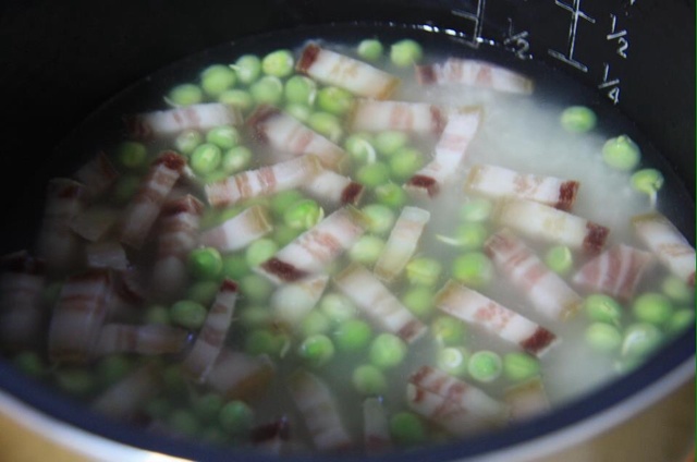 原味青豆臘肉燜飯