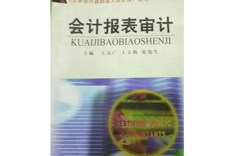 會計報表審計(2000年首都經濟貿易大學出版社出版的圖書)