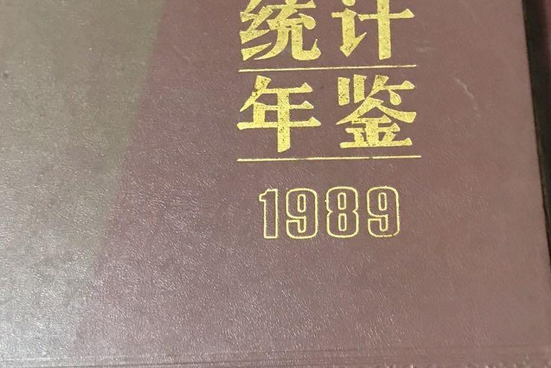 江西統計年鑑 1989