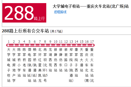 重慶公交288路