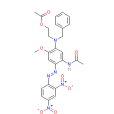 N-[5-[[2-（乙醯氧基）乙基]（苯甲基）氨基]-2-[（2,4-二硝基苯基）偶氮]-4-甲氧基苯基]乙醯胺