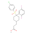 順式-4-[（4-氯苯基）磺醯基]-4-（2,5-二氟苯基）環己烷丙酸