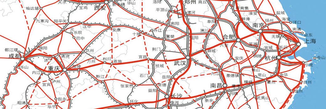 中國高速鐵路網(中國高鐵版圖)