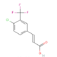 4-氯-3-氟甲基肉桂酸