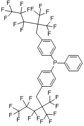 二[4-（2,2-二-（三氟甲基）-1H,1H,2H,2H-全氟苯基）苯基]苯基膦