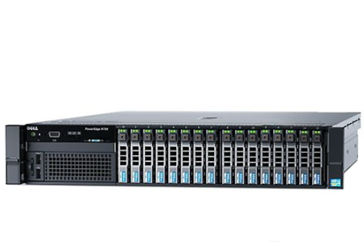 戴爾易安信PowerEdge R730 機架式伺服器(Xeon E5-2609 V3/8G/300G/H330/495W)