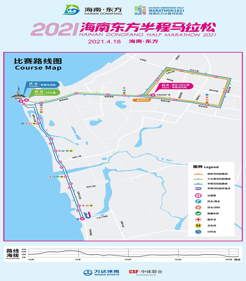 2021海南東方半程馬拉松