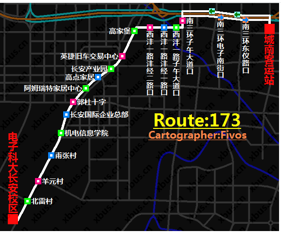 173路線路走向