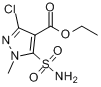 3-氯-5-氨基磺醯基-1-甲基吡唑-4-甲酸乙酯