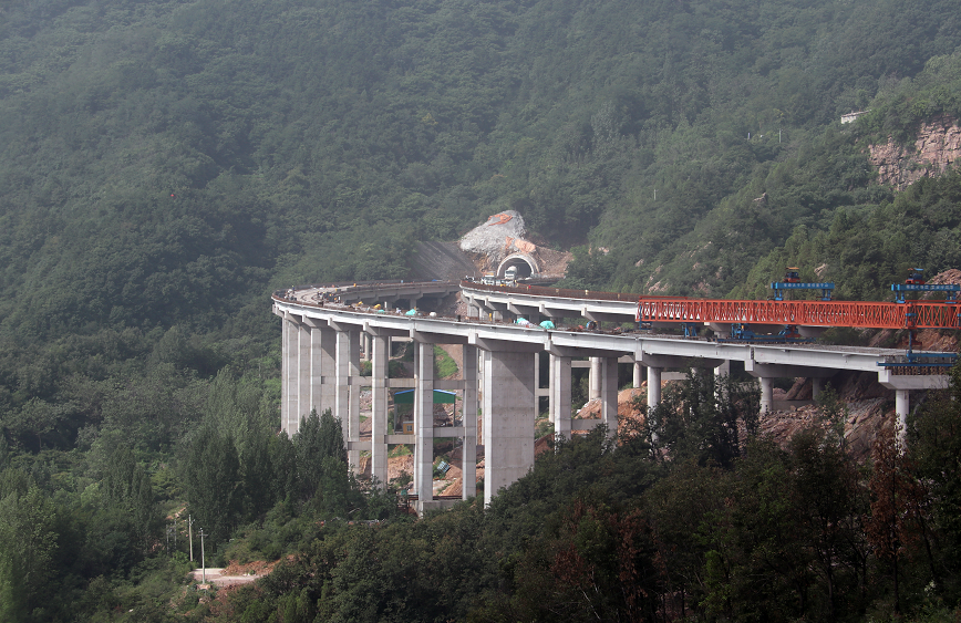 沿太行山高速公路