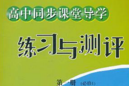 高中同步課堂導學練習與測評