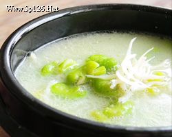 蠶豆銀魚湯