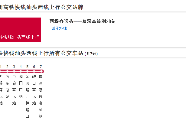 潮州高鐵快線汕頭西線