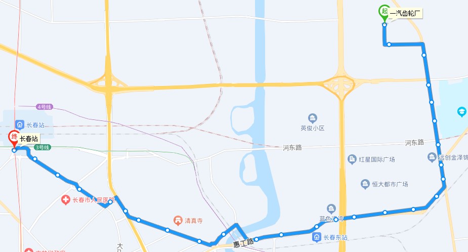 長春公交G257路
