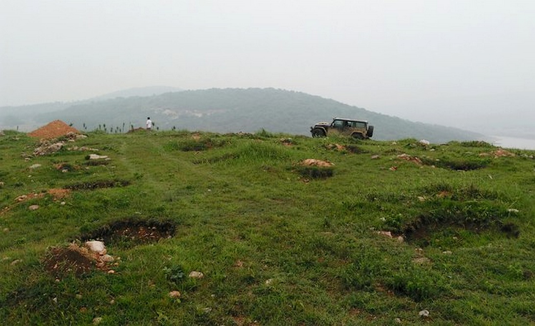 鳳陽山南麓靠山鄉地貌