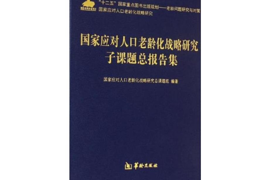 國家應對人口老齡化戰略研究子課題總報告集