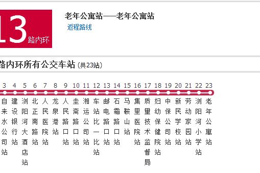 長沙公交瀏陽13路