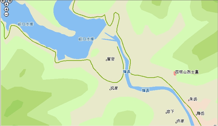 蜜岩地圖