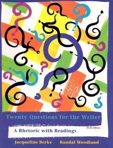 Twenty Questions for the Writer with 2009 MLA Update Card