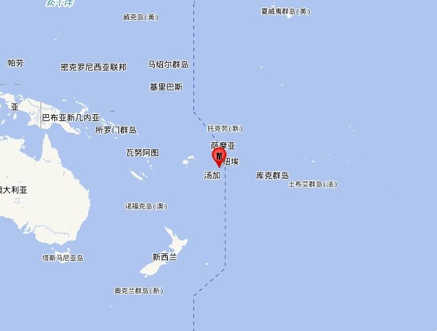 3·12湯加群島地震(2020年地震)
