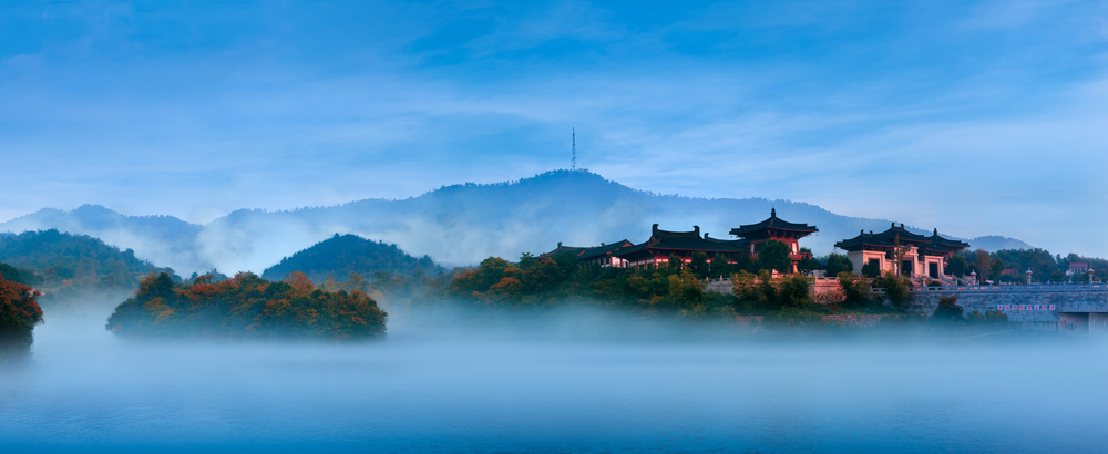 敬亭山 深山紅葉作品