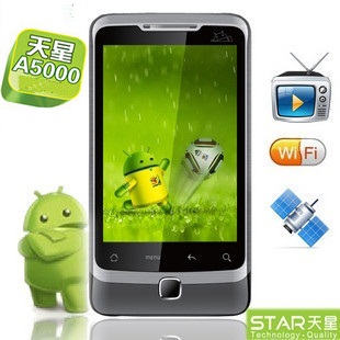 天星A5000 Android2.2雙卡GPS WIFI光電鼠TV